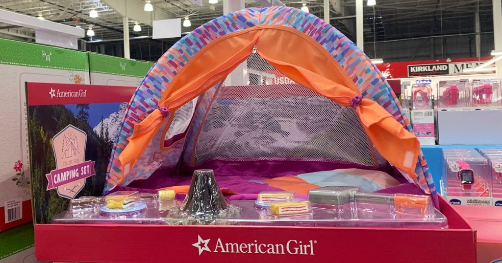 american girl tent and camping set