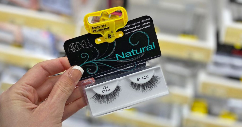holding ardell lashes