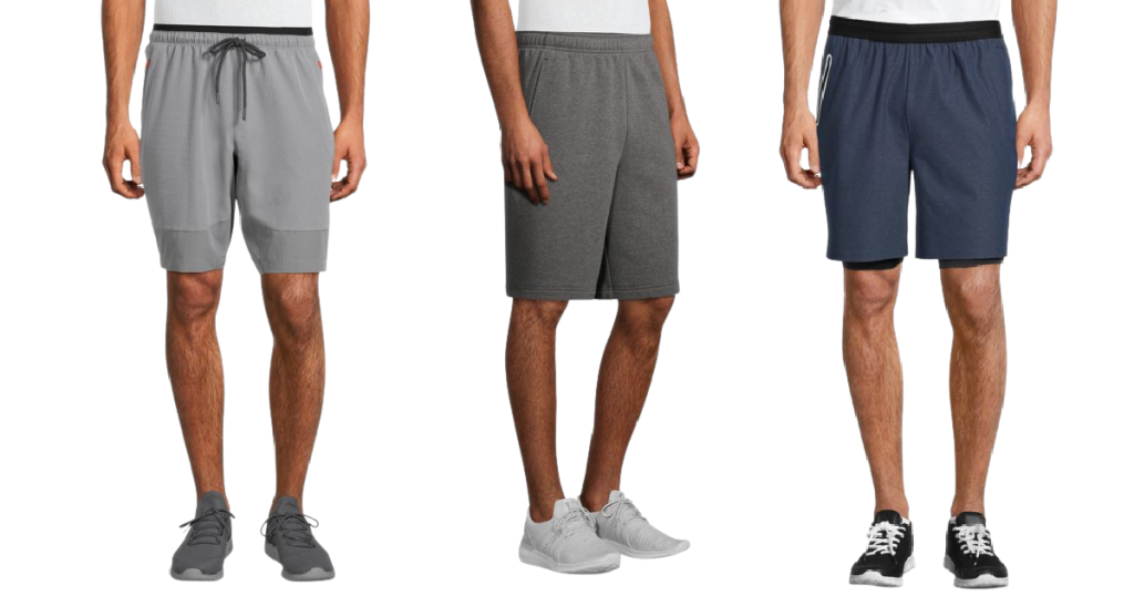 Athletic Works and Russell shorts