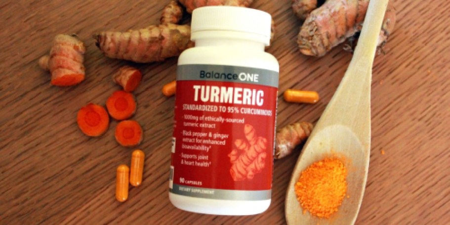 Balance ONE Turmeric Supplements Only $8.78 Shipped on Amazon | Supports Joint Health