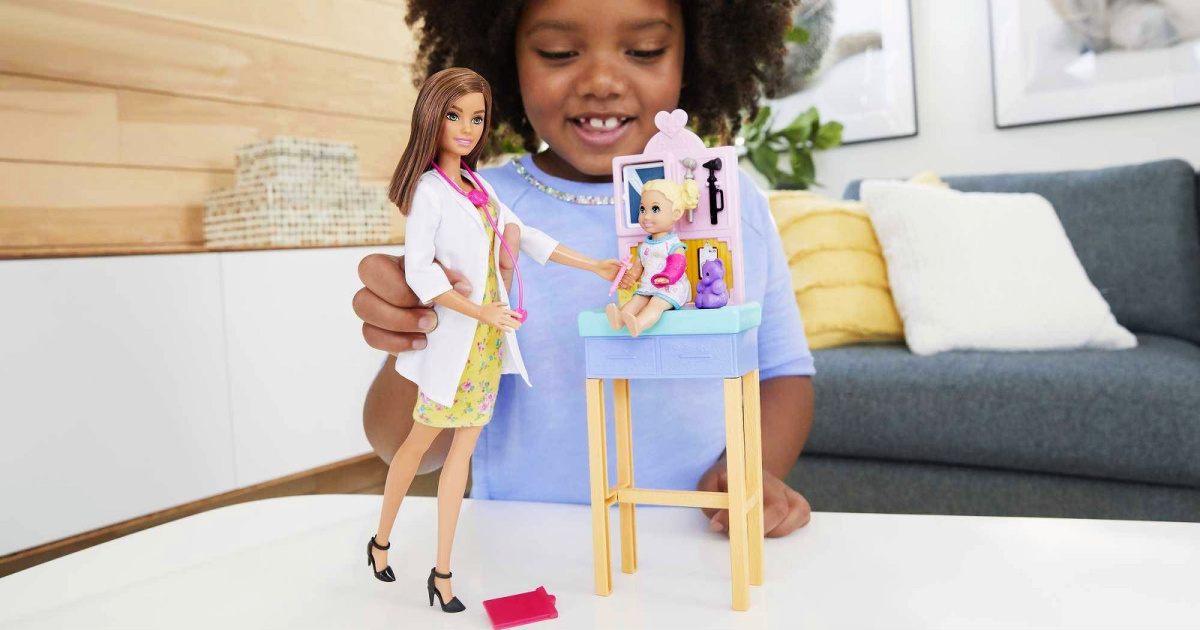 Barbie Career Playsets | Pediatrician Doll Set Only $10 on Amazon ...