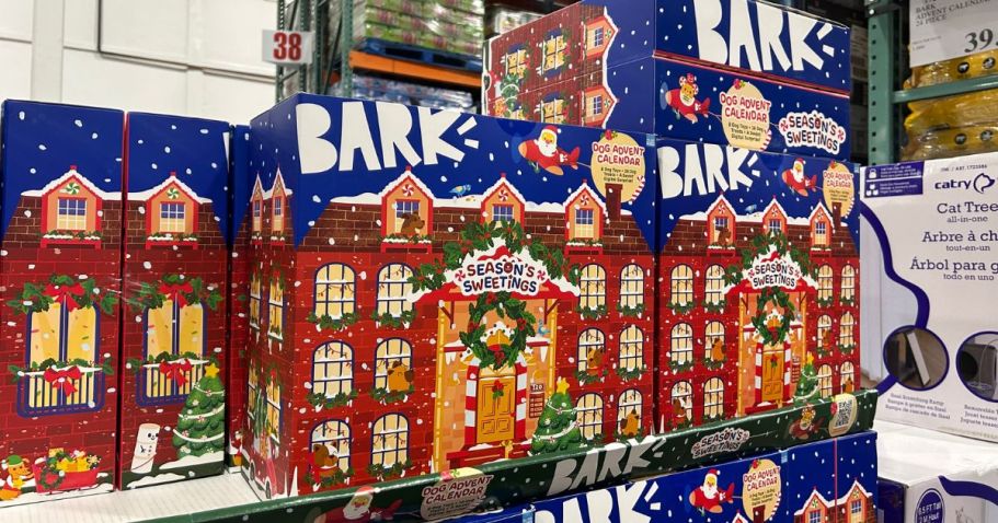 Costco Bark Advent Calendar for Dogs | Includes Eight Toys, 16 Treats, & Customized Story