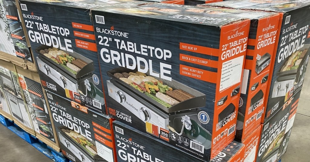 blackstone 22" table top griddle box in store