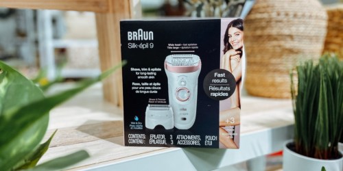 Braun Silk-Epil 9 Cordless Wet & Dry Epilator Just $79.99 Shipped on Target.com (Regularly $100) | Includes 3 Attachments