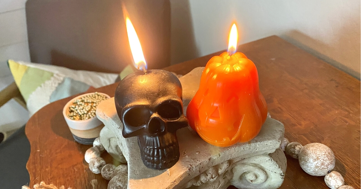 Carol Cao Halloween Flickering Candles 2-Pack