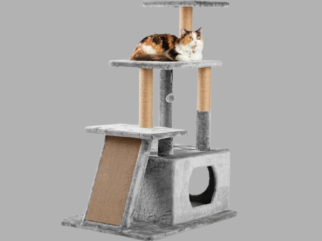 EveryYay Lookout Loft 4-Level Cat Tree for Big & Senior Cats