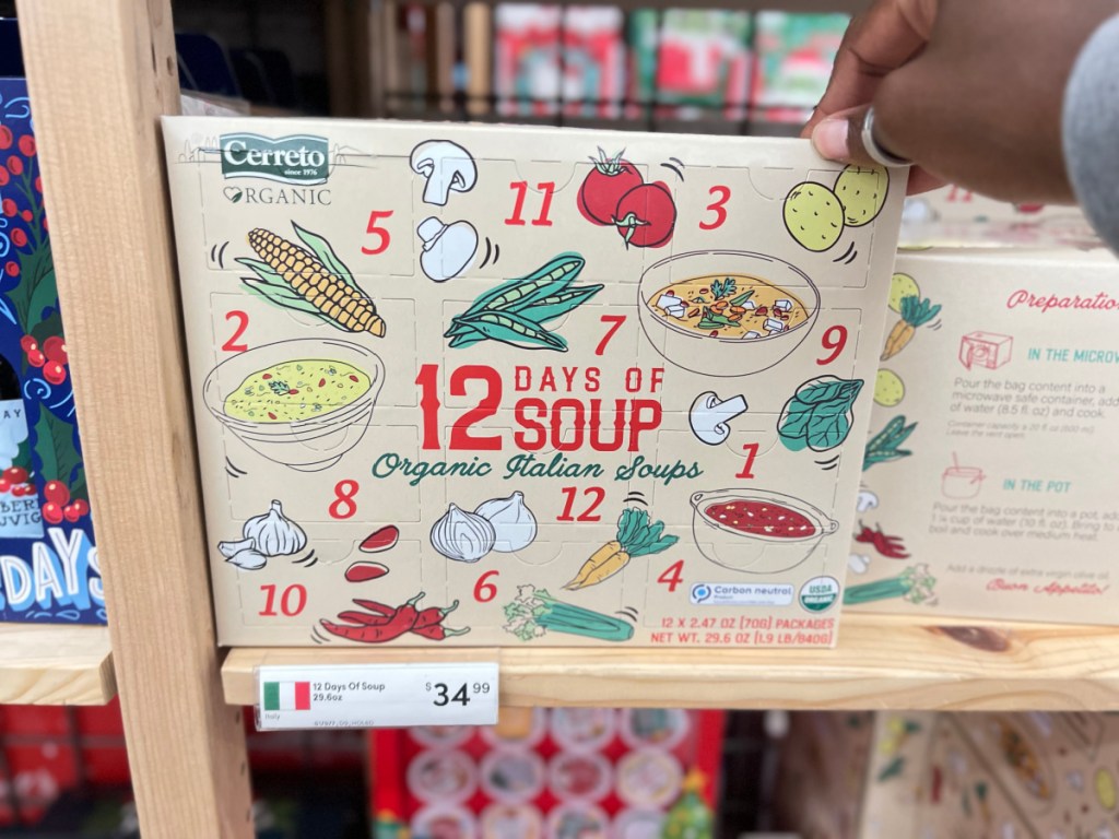 Cerreto Organic 12 Days of Italian Soups Gift Box 12 Pack