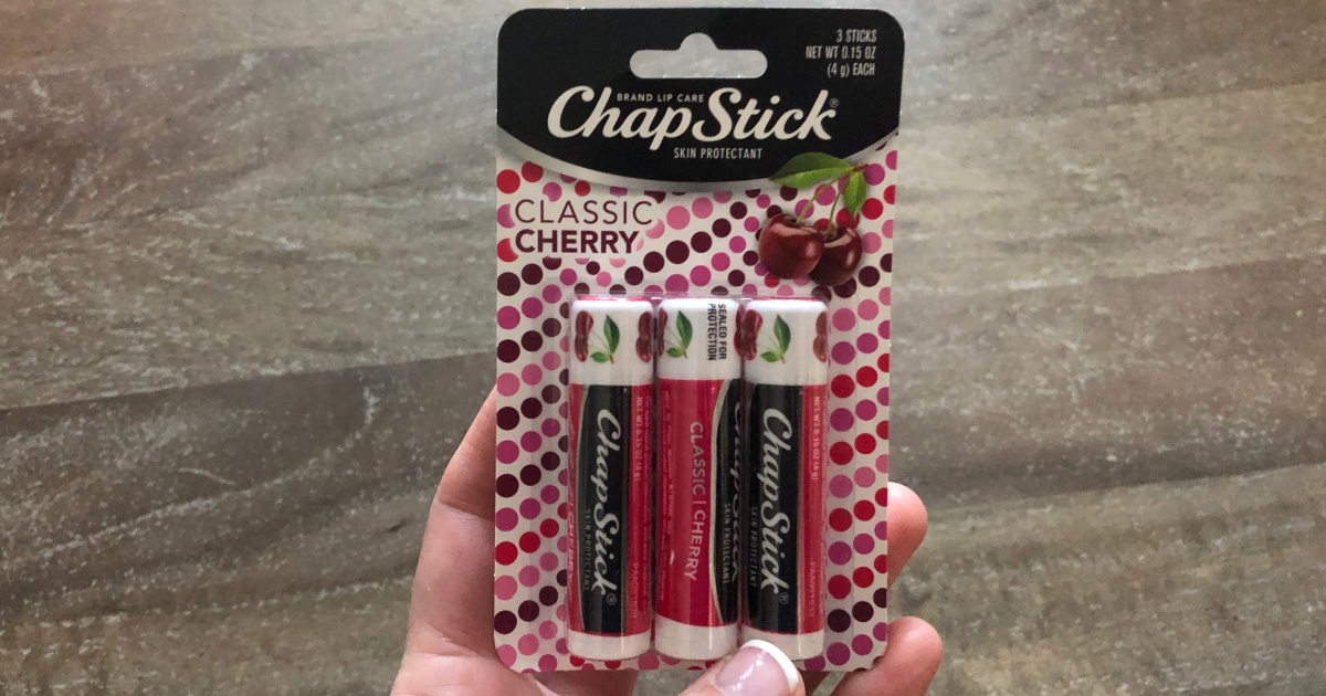 cherry flavored lip balm