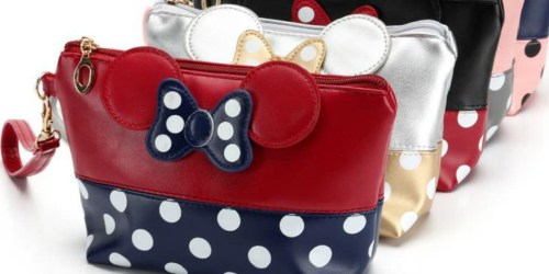 Minnie Mouse-Inspired Cosmetic Bags Just $9.99 Shipped (Regularly $20)