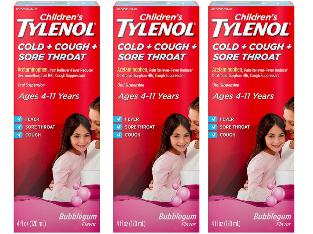 Childrens Tylenol Bubblegum
