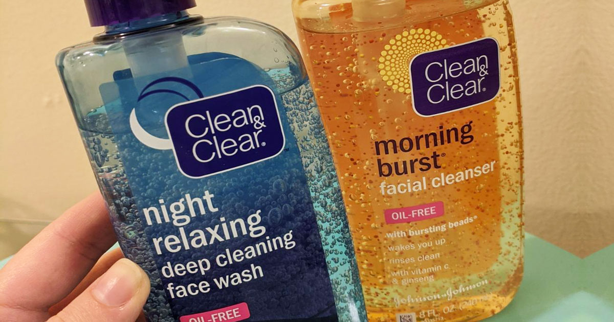 holding clear & clear cleansers