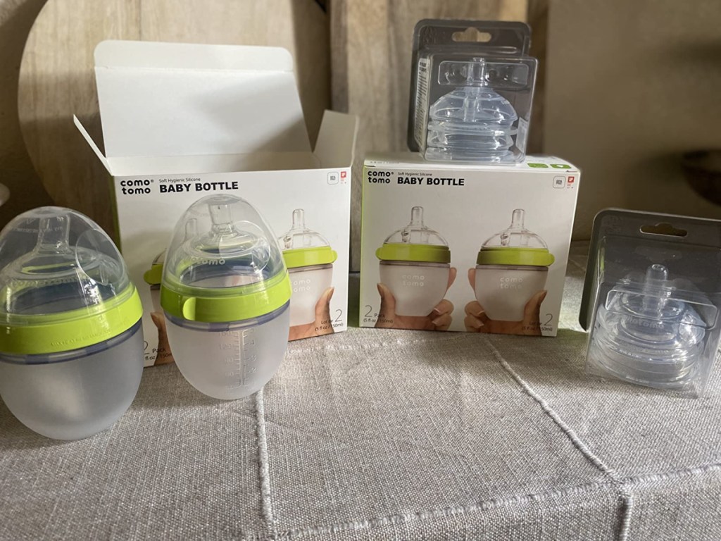baby bottle and nipple sets