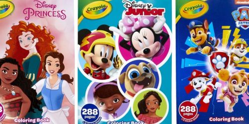 Crayola 288-Page Coloring Books w/ Stickers Only $3.99 on Amazon or Target (Regularly $7)