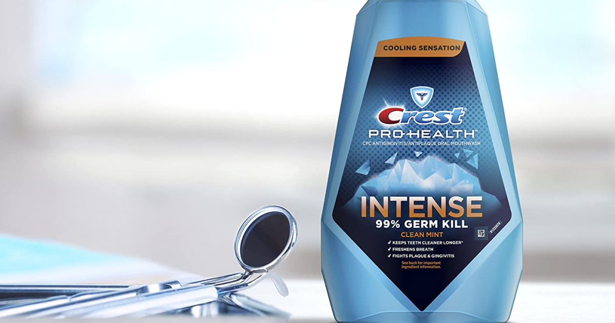 Crest Pro Health Intense Mouthwash 16.8oz 4Pack Only 11 Shipped on