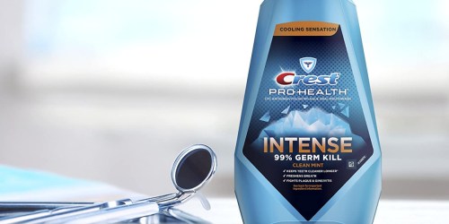 Crest Pro Health Intense Mouthwash 16.8oz 4-Pack Only $11 Shipped on Amazon (Regularly $28)