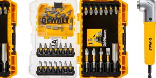 DeWalt 36-Piece Screwdriver Bit Set w/ Right Angle Adapter Only $14.88 on HomeDepot.com