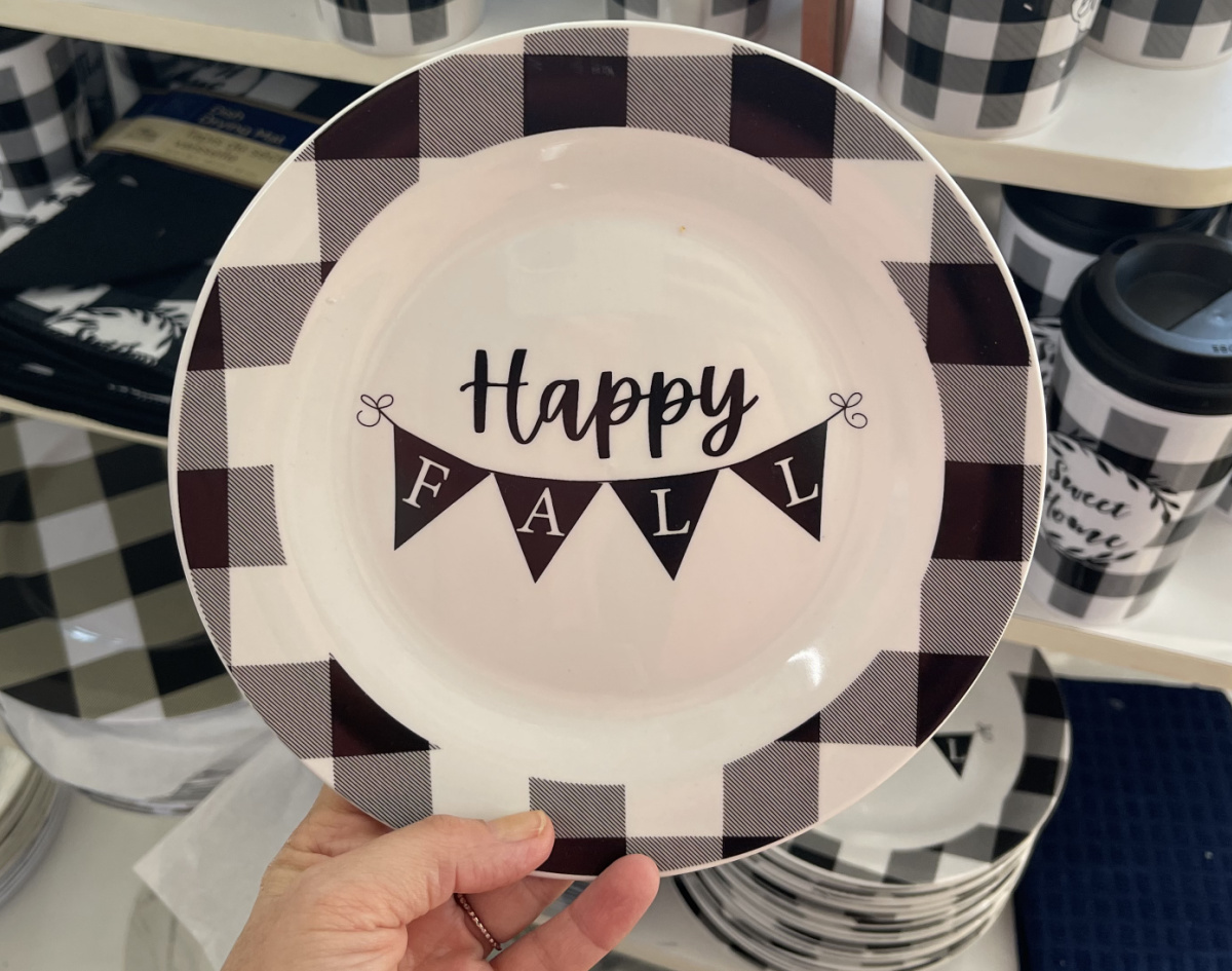 Buffalo check outlet dinnerware