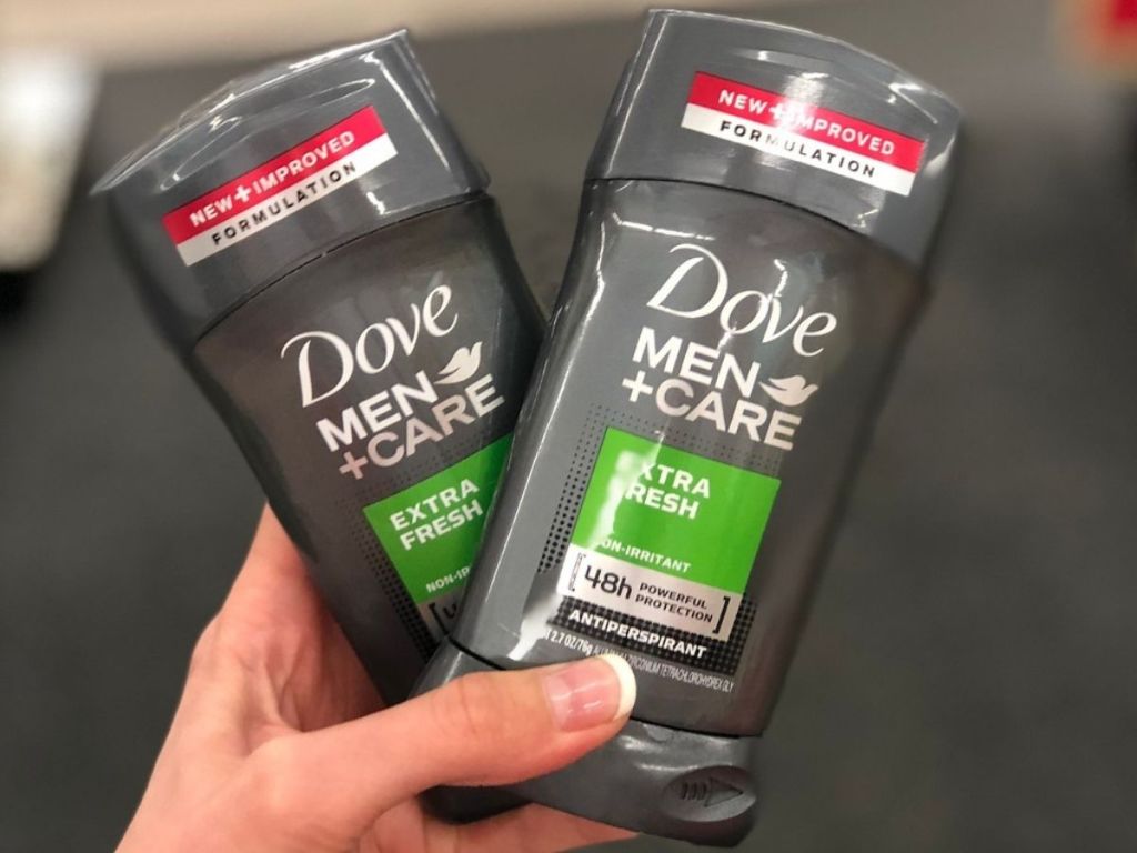 two Dove Men+Care Deodorant