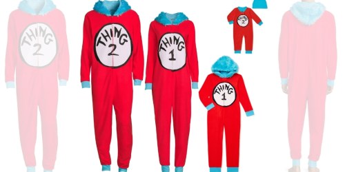 Dr. Seuss Thing 1 & 2 Matching Family Pajamas from $7.50 on Walmart.com (Regularly $15)
