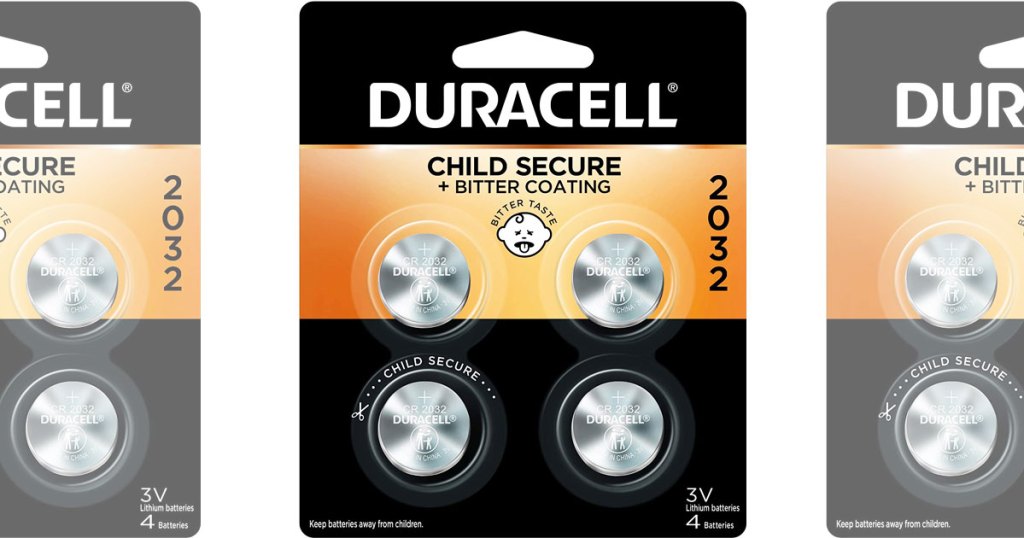 4-pack of duracell coin batteries