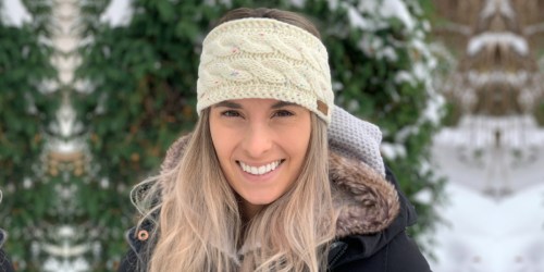 Women’s Cable Knit Fleece-Lined Headband Just $8 on Amazon | Choose from 9 Color Options