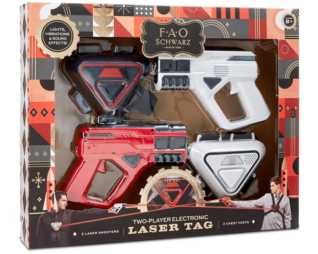 FAO schwarz laser tag box