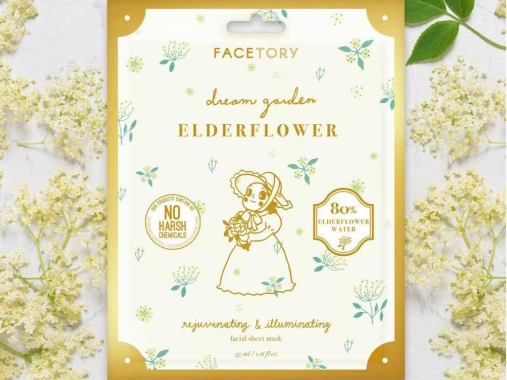 FaceTory Dream Garden Elderflower Rejuvenating and Illuminating Sheet Mask