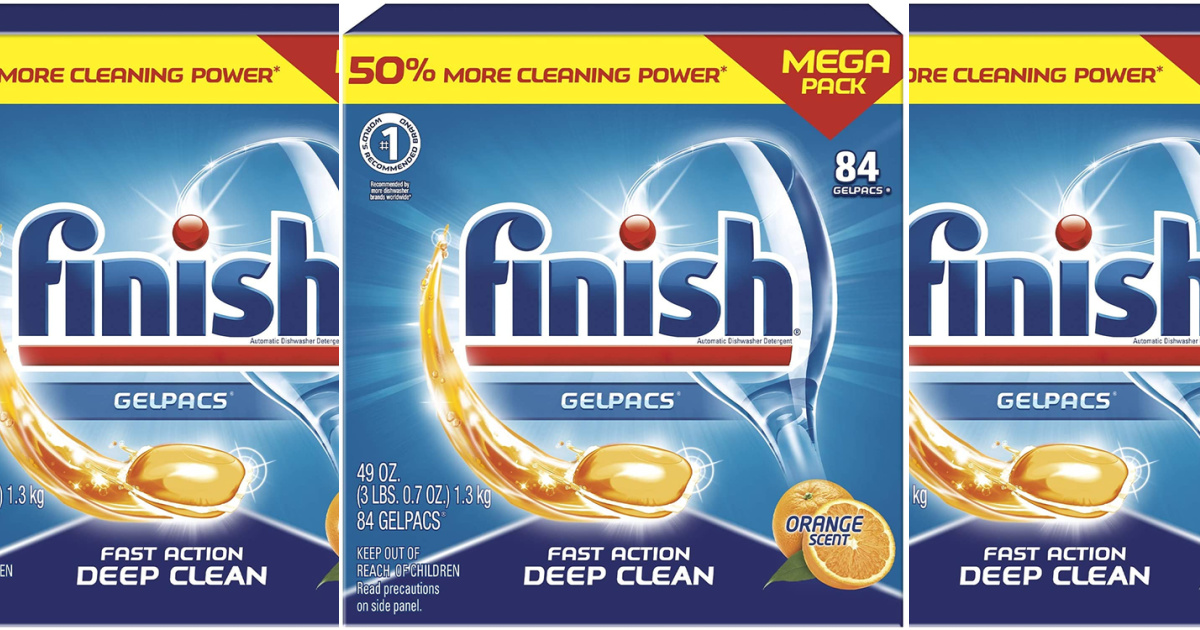 Finish All in 1 Dishwasher Detergent Tablets 84 Count