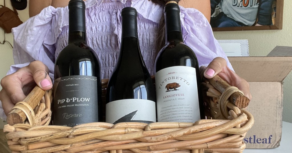 basket of wine