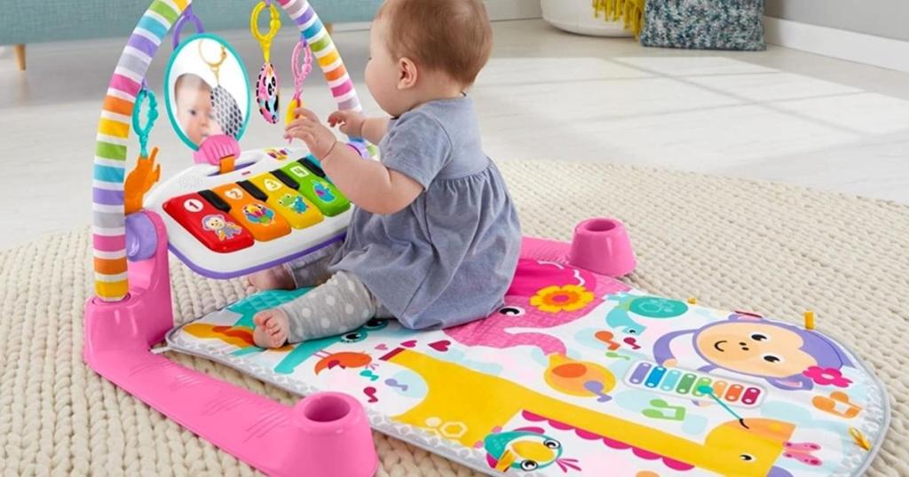 fisher price deluxe kick and play piano gym