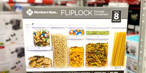 Member’s Mark Fliplock Containers 8-Piece Set Just $19.98 Shipped on SamsClub.com (Regularly $30)