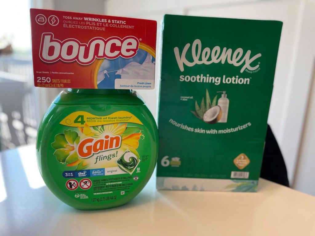 Gain, Kleenex and Bounce