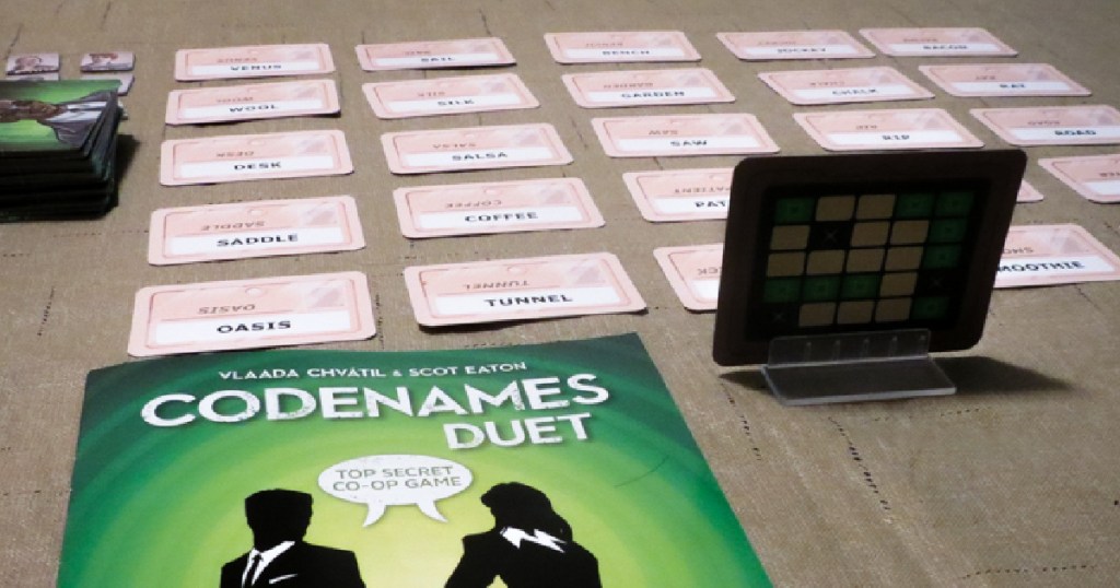 Codenames Duet Two Player Word Deduction Game