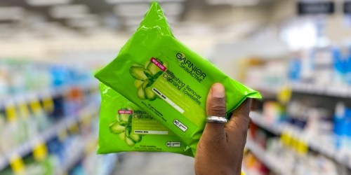 ** Garnier SkinActive Cleansing Towelettes 25-Count Packs Only 93¢ Each After CVS Rewards