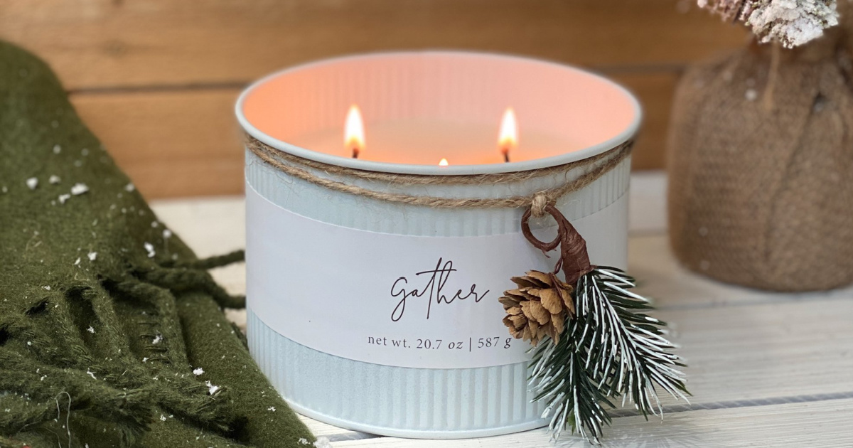 Giftable 3-Wick Tin Candles are Back at Walmart (Stetson Shares What Scents  He Loves & What Smells Like Feet!)