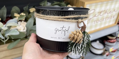 These Giftable 3-Wick Tin Candles are Back at Walmart