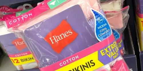 ** Hanes Women’s Underwear 10-Packs Just $10.49 Each Shipped (Regularly $22)