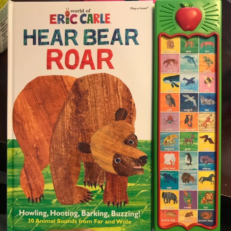 Eric Carle's Hear Bear Roar 30-Button Animal Sound Book - Hardcover book 