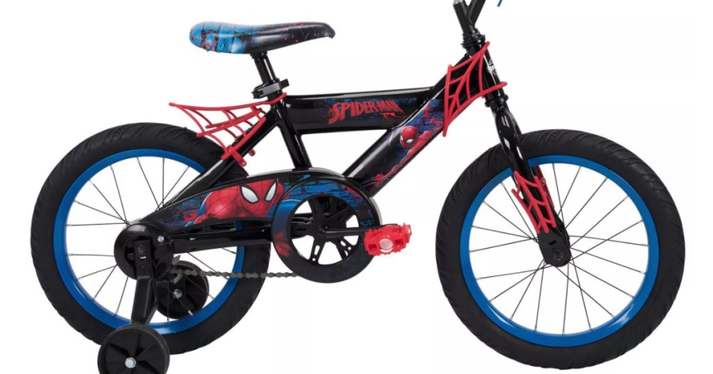 kids spider man bike