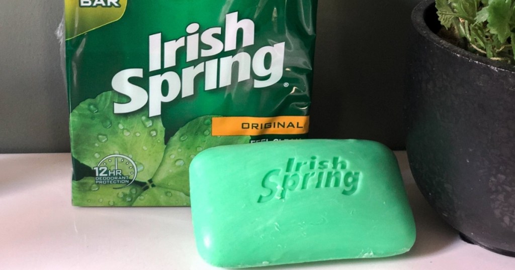 bar of irish spring soap with box