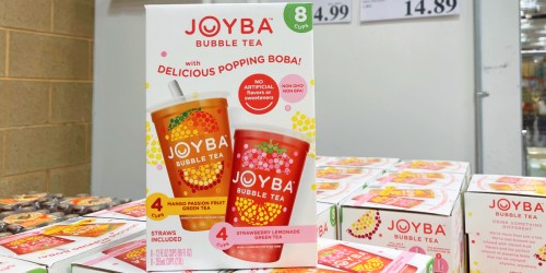 Joyba Bubble Tea 8-Packs Available at Costco | Boba Shop-Inspired Drinks w/ Straws