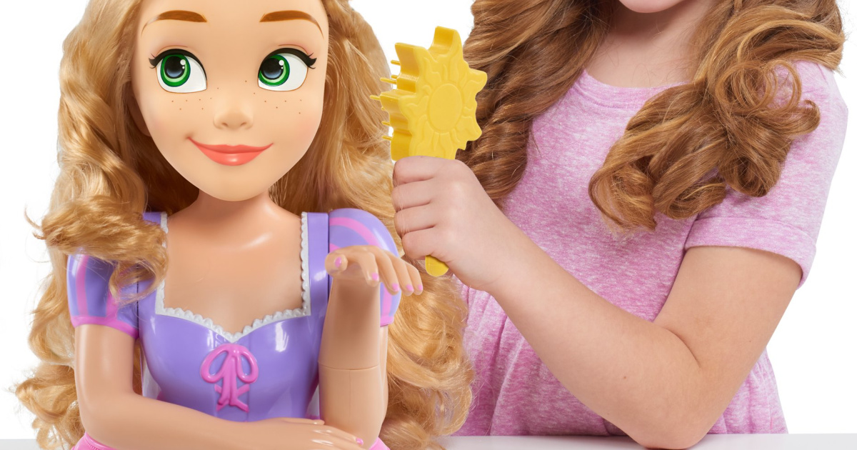 Just Play Disney Princess Deluxe Rapunzel Styling Head