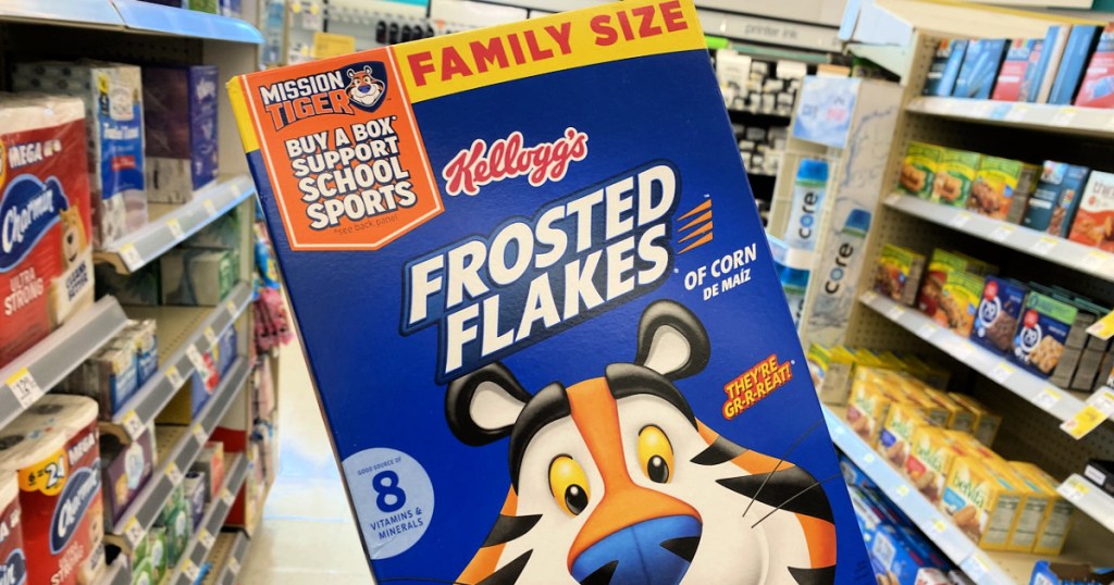 Kellogg's Frosted Flakes Cereal 24 oz Family Size Box at Walgreens