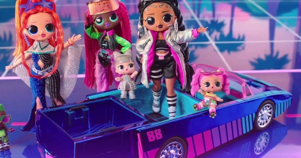 lol surprise dance machine car with dolls