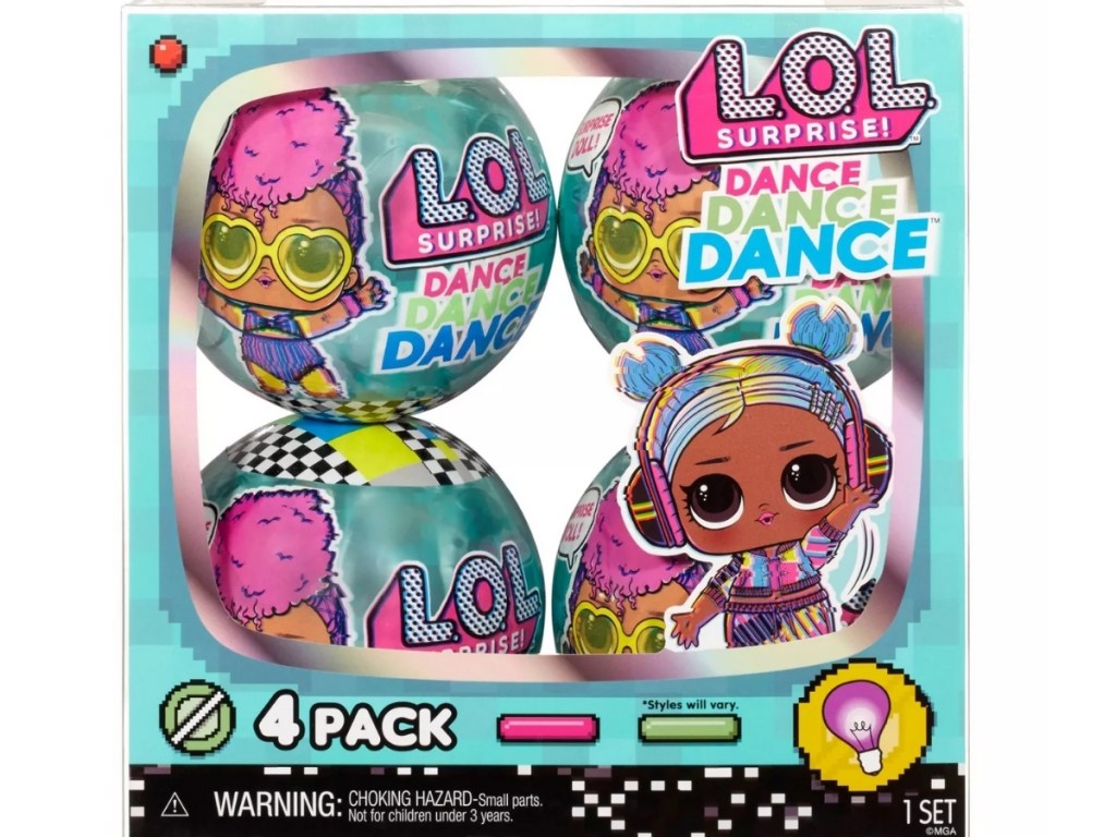 lol surprise dance dance dance dolls 4 pack