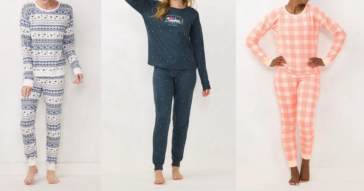 Kohl's women's best sale cotton pajamas