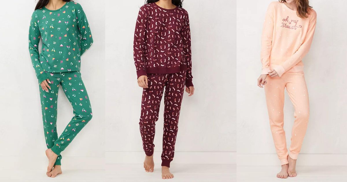 Lc lauren conrad christmas pajamas