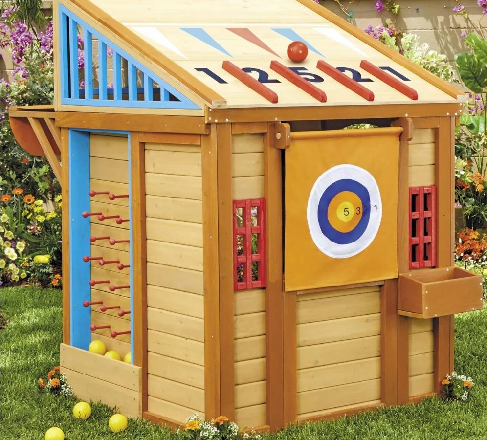 little tikes real wood adventures game playhouse