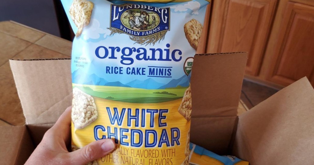 Lundberg Organic White Cheddar Rice Cake Minis