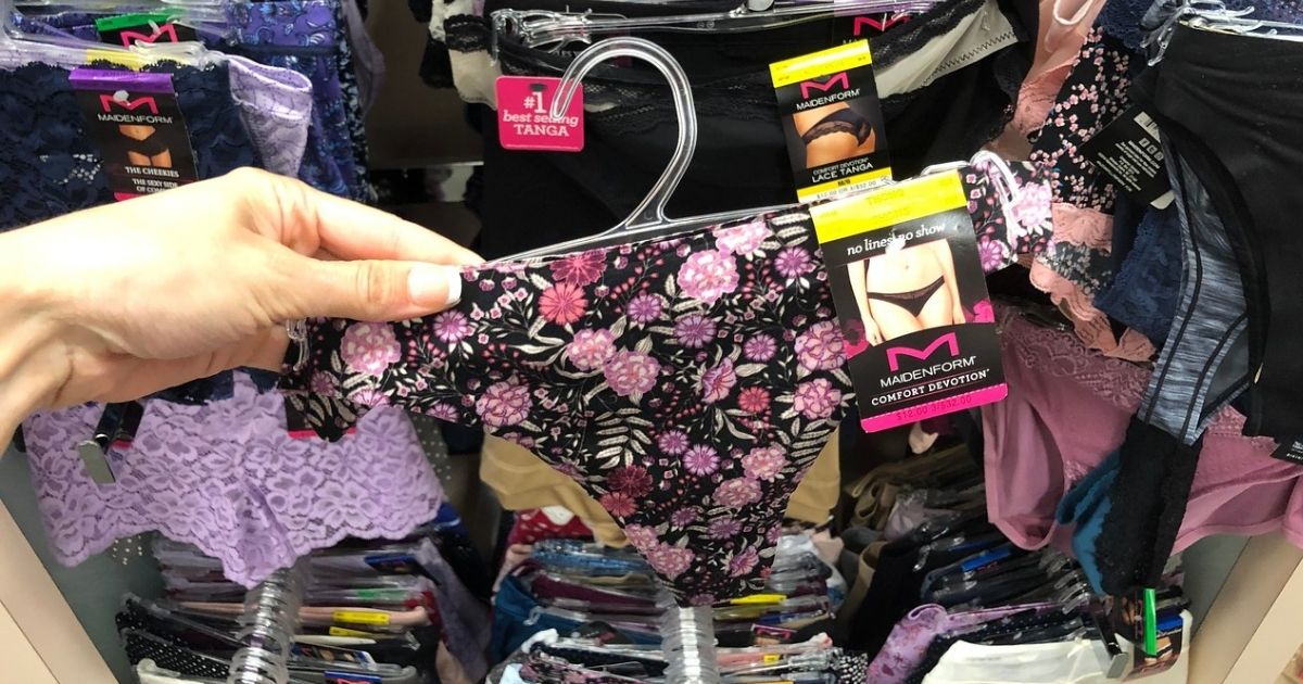 Maidenform Women's Cotton Comfort Thong Underwear DMCOBK - Macy's